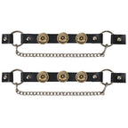 Hot Leathers Boot Chains Set Shotgun Shell BNL1024-SET