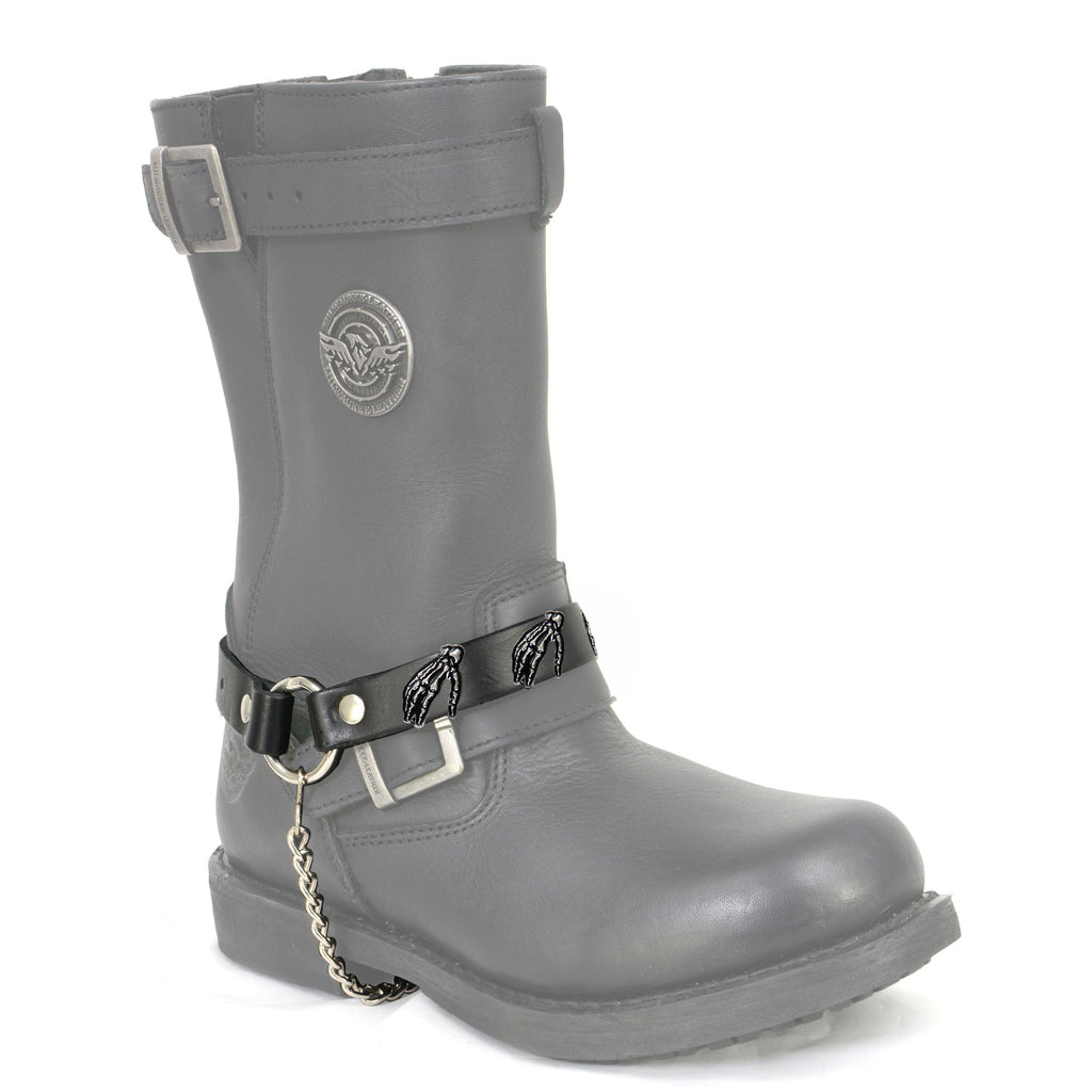 Hot Leathers Boot Chains Set BNL1025 Skeleton Hand