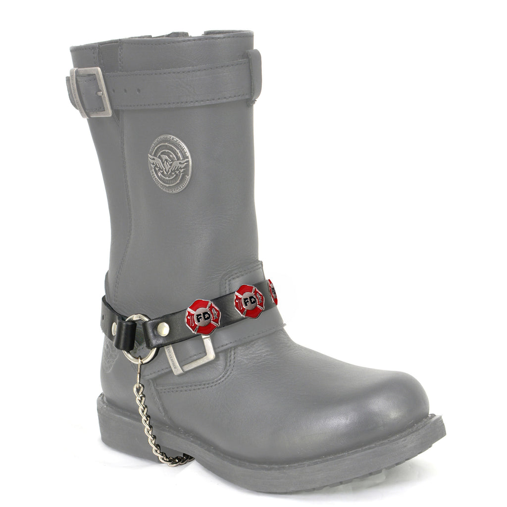Hot Leathers Boot Chains Set BNL1027 Fire Department