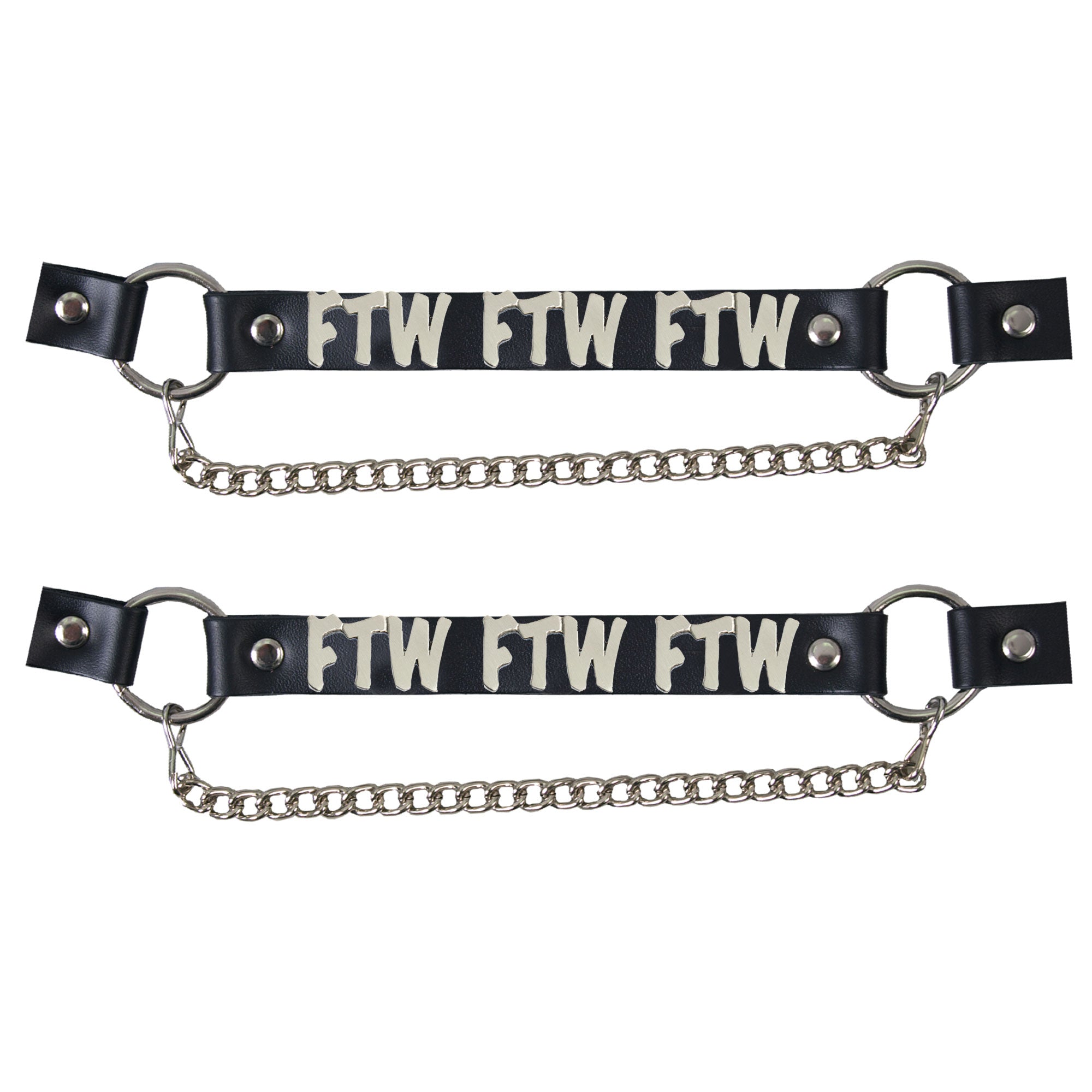 Hot Leathers Boot Chains Set BNL1034-BOOT CHAIN FTW