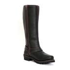 Hot Leathers Ladies Wide Boots Black Knee-High with Side Zipper Entry BTL1006W