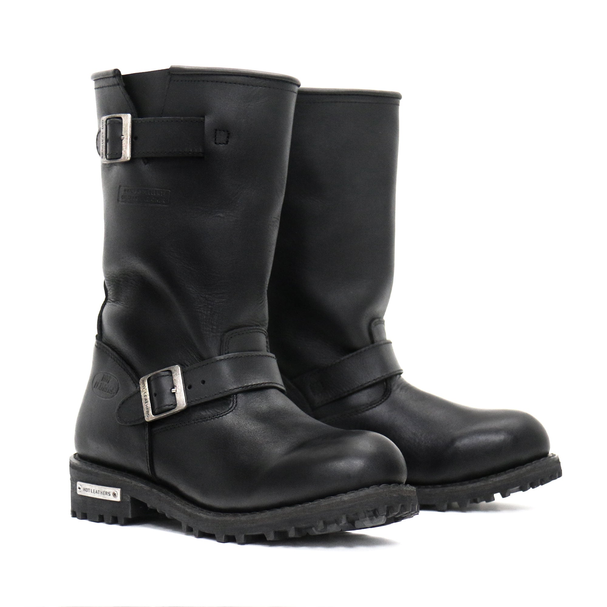Hot Leathers Mens Wide Boots Leather 11-inch Round Toe BTM1002W