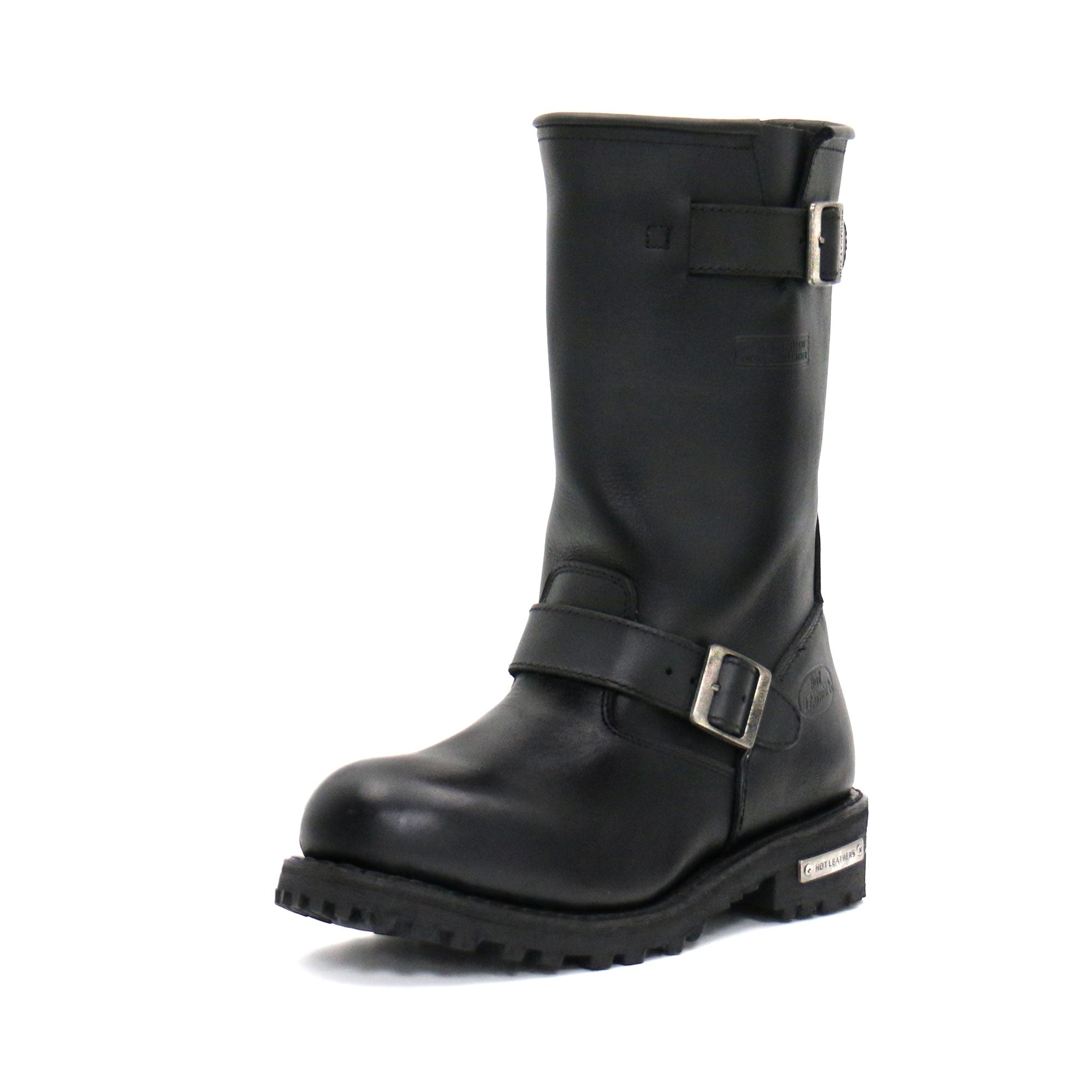 Hot Leathers Mens Wide Boots Leather 11-inch Round Toe BTM1002W