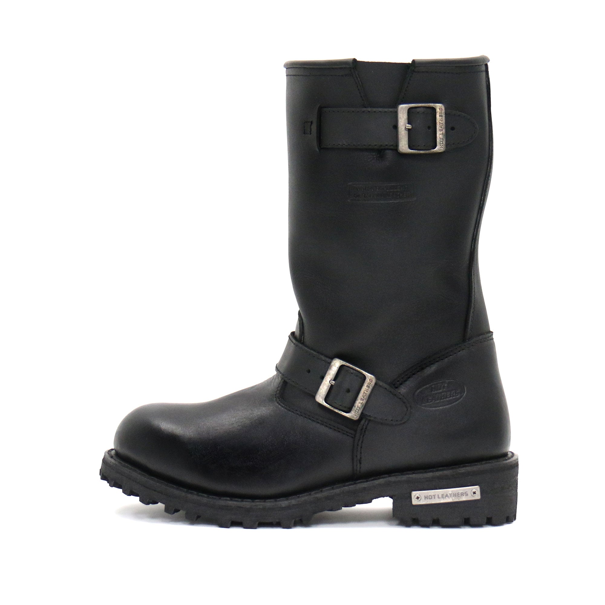 Hot Leathers Mens Wide Boots Leather 11-inch Round Toe BTM1002W