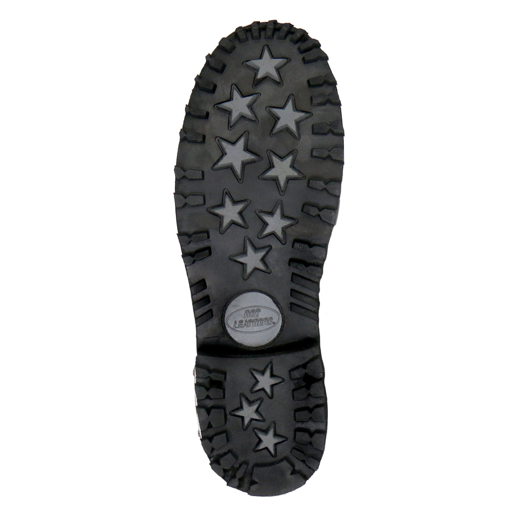 Men's Iron Road Black Engineer Boots - BTM1002