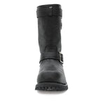 Hot Leathers Mens Wide Boots Leather 10-inch Tall Round Toe BTM1005W