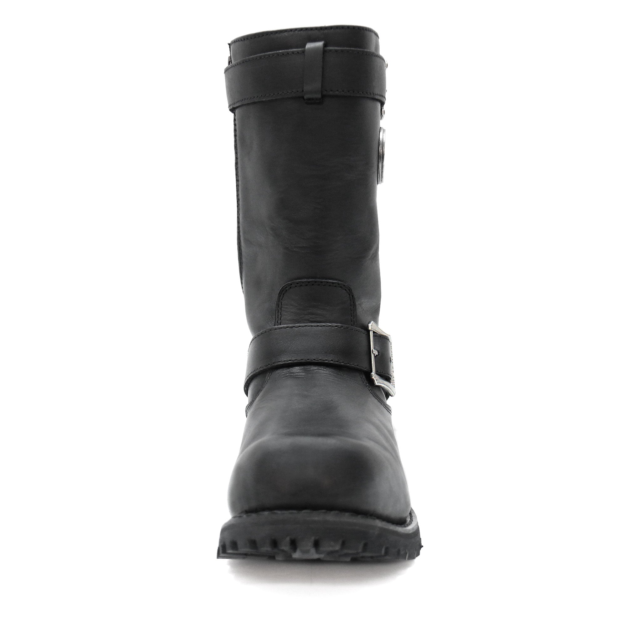 Hot Leathers Mens Wide Boots Leather 10-inch Tall Round Toe BTM1005W