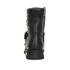 Hot Leathers Mens Wide Boots Leather 8-inch with Adjustable Buckle BTM1006W