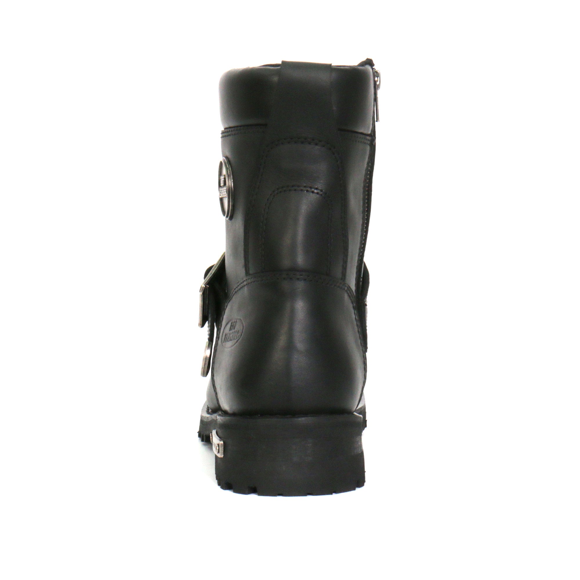 Hot Leathers Mens Wide Boots Leather 8-inch with Adjustable Buckle BTM1006W