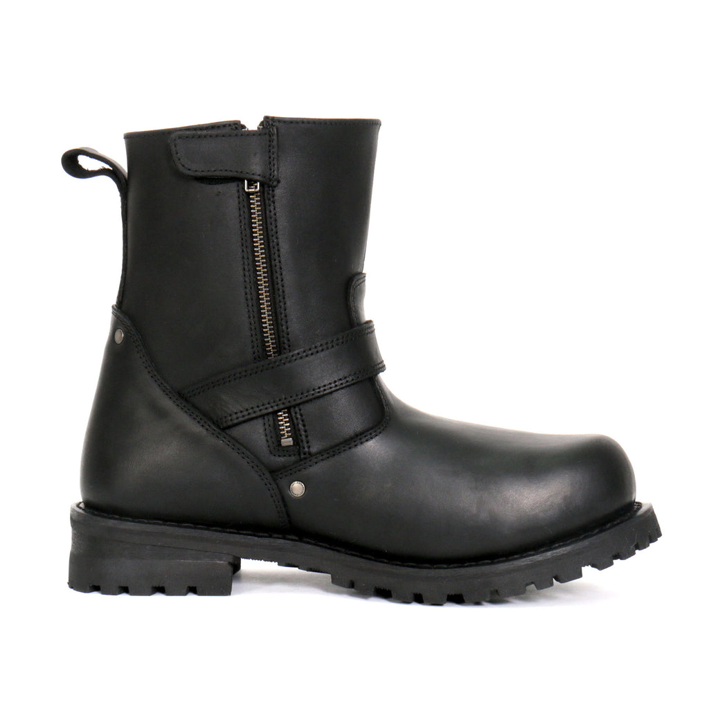 Hot Leathers Mens Wide Boots Leather with Lug Sole BTM1008W