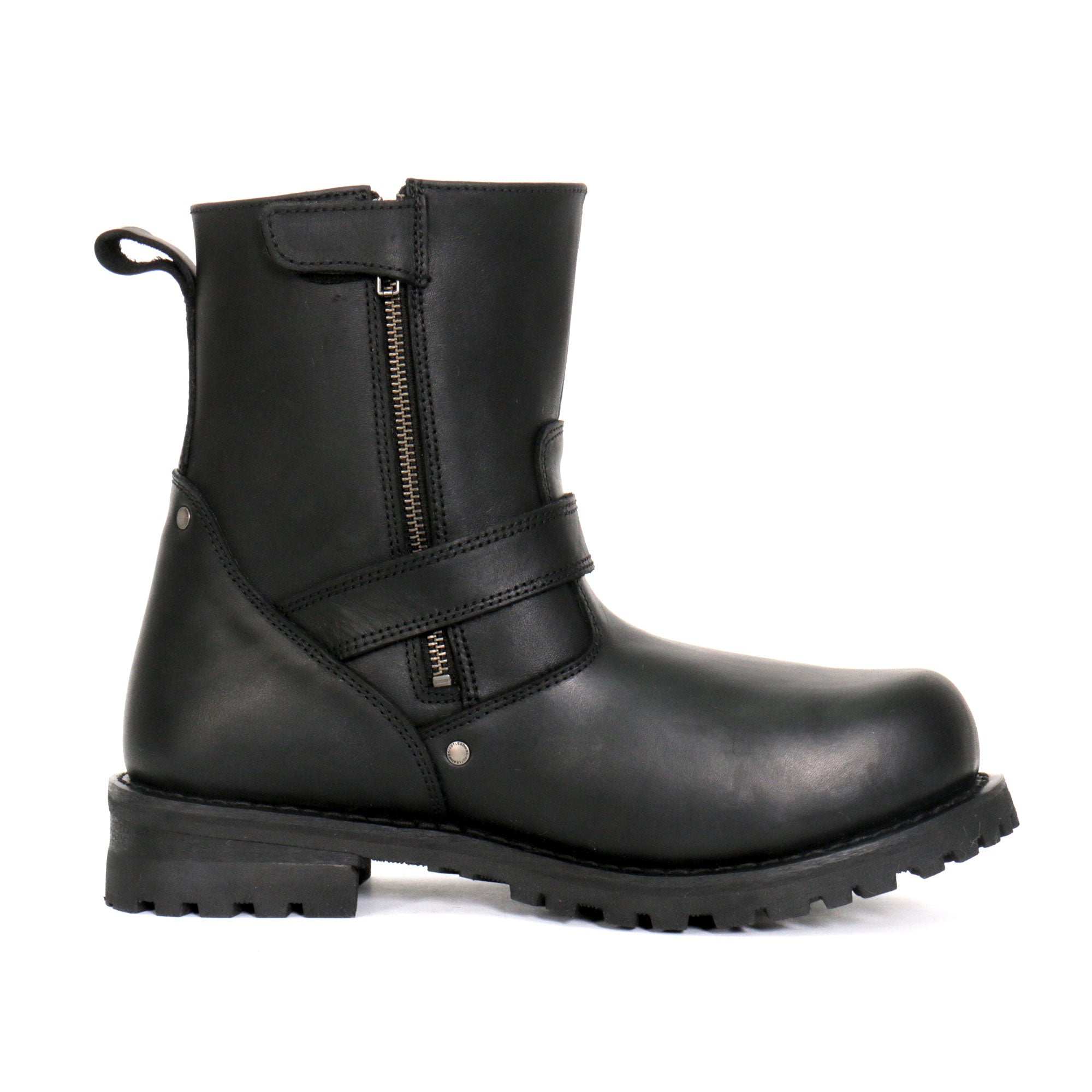 Hot Leathers Mens Wide Boots Leather with Lug Sole BTM1008W