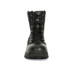 Hot Leathers Mens Wide Boots Black Leather with Zippers BTM1012W