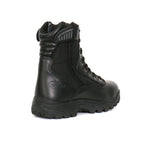 Hot Leathers Mens Wide Boots Black Leather with Zippers BTM1012W