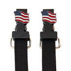 Hot Leathers BUA2008 American Flag Motorcycle Riding Pant Clips