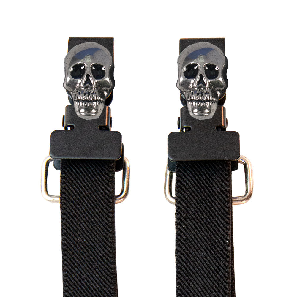 Hot Leathers BUA2010 Skulls Motorcycle Riding Pant Clips