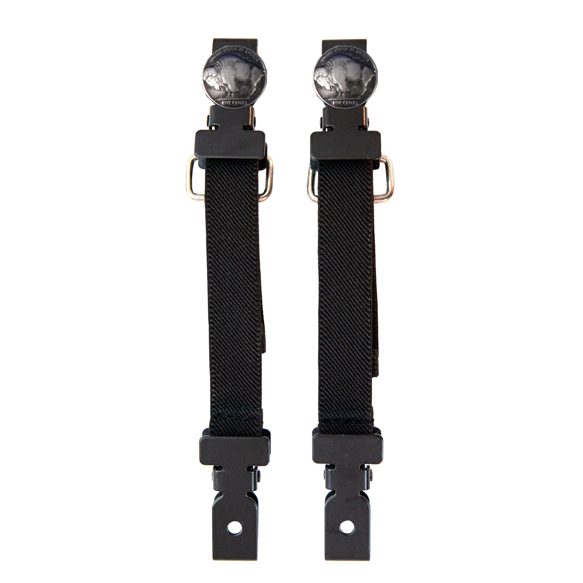 Hot Leathers BUA2015 Buffalo Nickel Motorcycle Riding Pant Clips