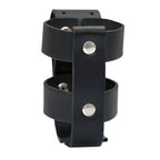 Hot Leathers BVH1001 Black Leather Bottle Holder for Handle Bars