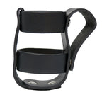 Hot Leathers BVH1001 Black Leather Bottle Holder for Handle Bars