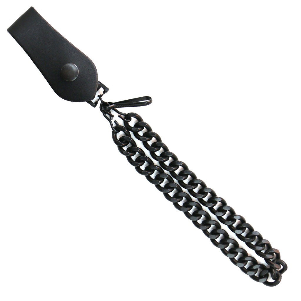 Hot Leathers Black Wallet Chain CWA1051