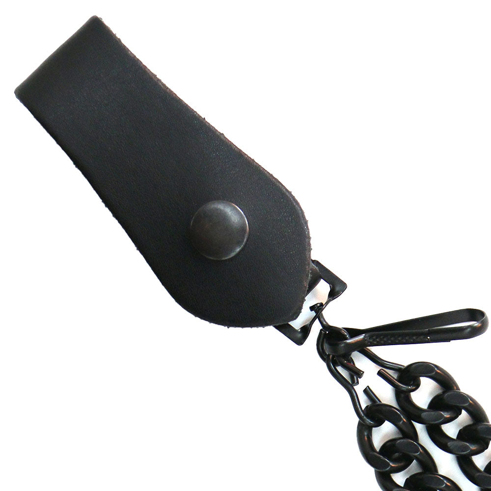 Hot Leathers Black Wallet Chain CWA1051
