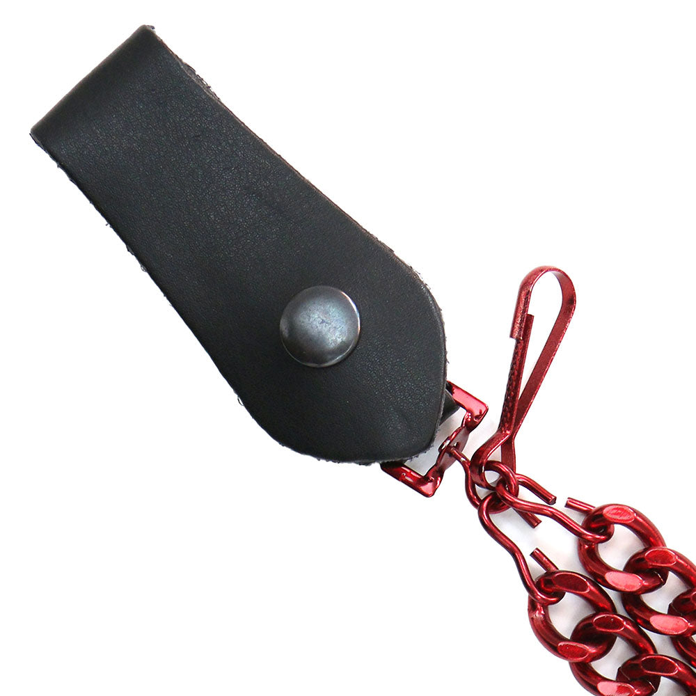 Hot Leathers Candy Red Wallet Chain CWA1052