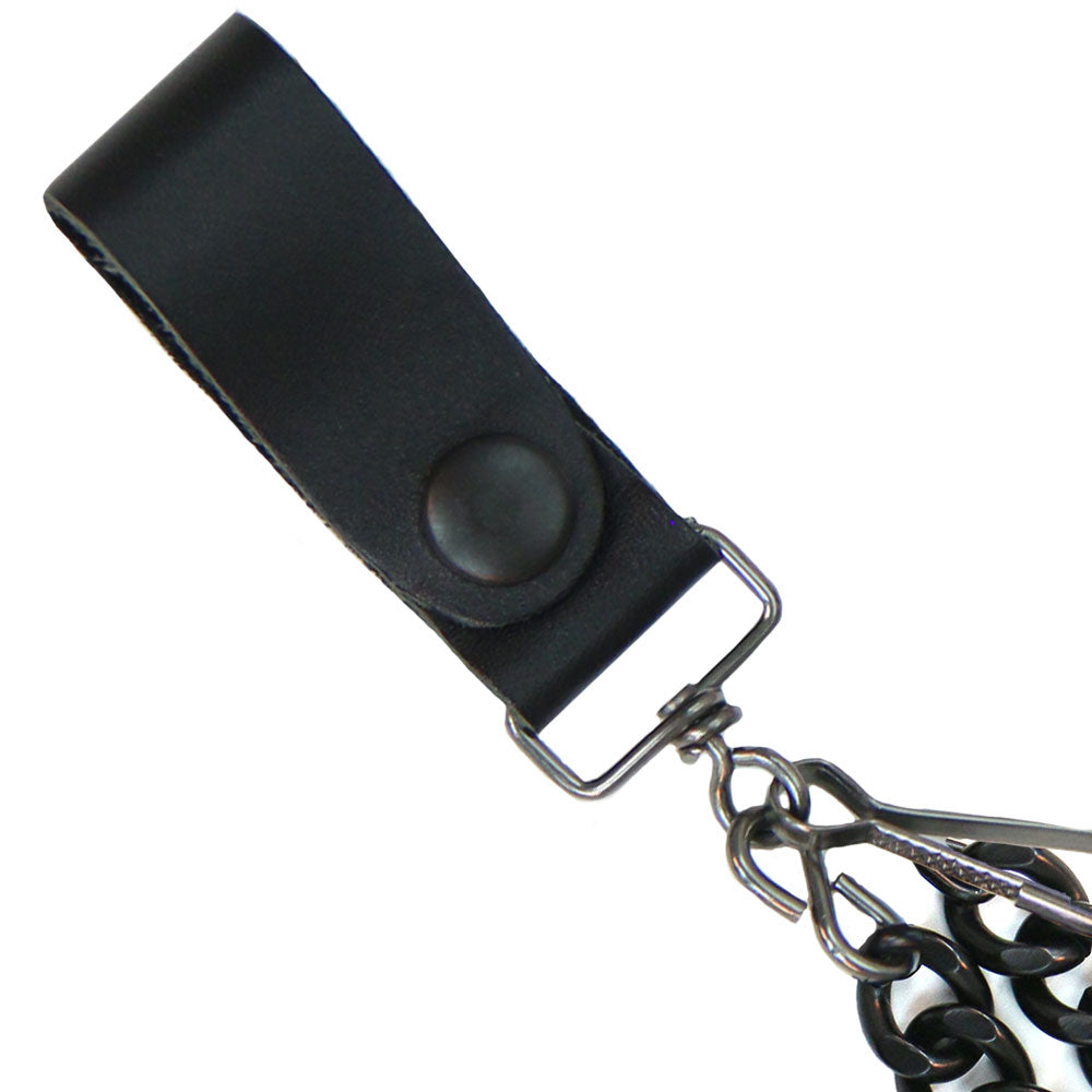 Hot Leathers Wallet Chain 12" Black Chain Link CWA1054