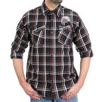 Hot Leathers FLM2109 Men's 'Headdress' Flannel Long Sleeve Shirt