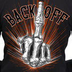 Hot Leathers Bone Finger Mens Black Flannel FLM2116