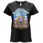 Hot Leathers Ladies T-Shirt Black V Neck Fallen Sisters Design GLC1617