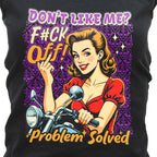 Hot Leathers Problem Solved Women's Black Tank Top GLC2593