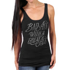 Hot Leathers Badass with a Great Ass Ladies Tank Top GLR2563