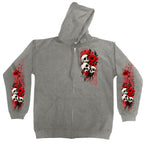 Hot Leathers Wild Flowers Zip Up Ladies Hoodie GLZ4573