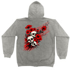 Hot Leathers Wild Flowers Zip Up Ladies Hoodie GLZ4573