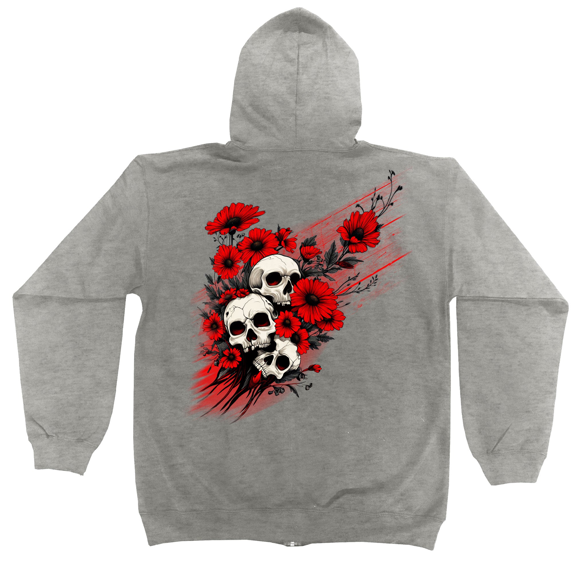 Hot Leathers Wild Flowers Zip Up Ladies Hoodie GLZ4573