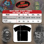 Hot Leathers GMD1158 Mens '2nd Amendment America's Original Homeland Security' Black T-Shirt