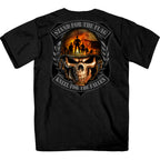 Hot Leathers GMD1501 Stand for the Flag Skull T-Shirt