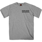 Hot Leathers Can You See Me Now Mens Gray SS T-shirt GMD1541