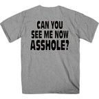Hot Leathers Can You See Me Now Mens Gray SS T-shirt GMD1541