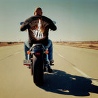 Hot Leathers GMD2453 Men's Bone Finger Long Sleeve Black Shirt