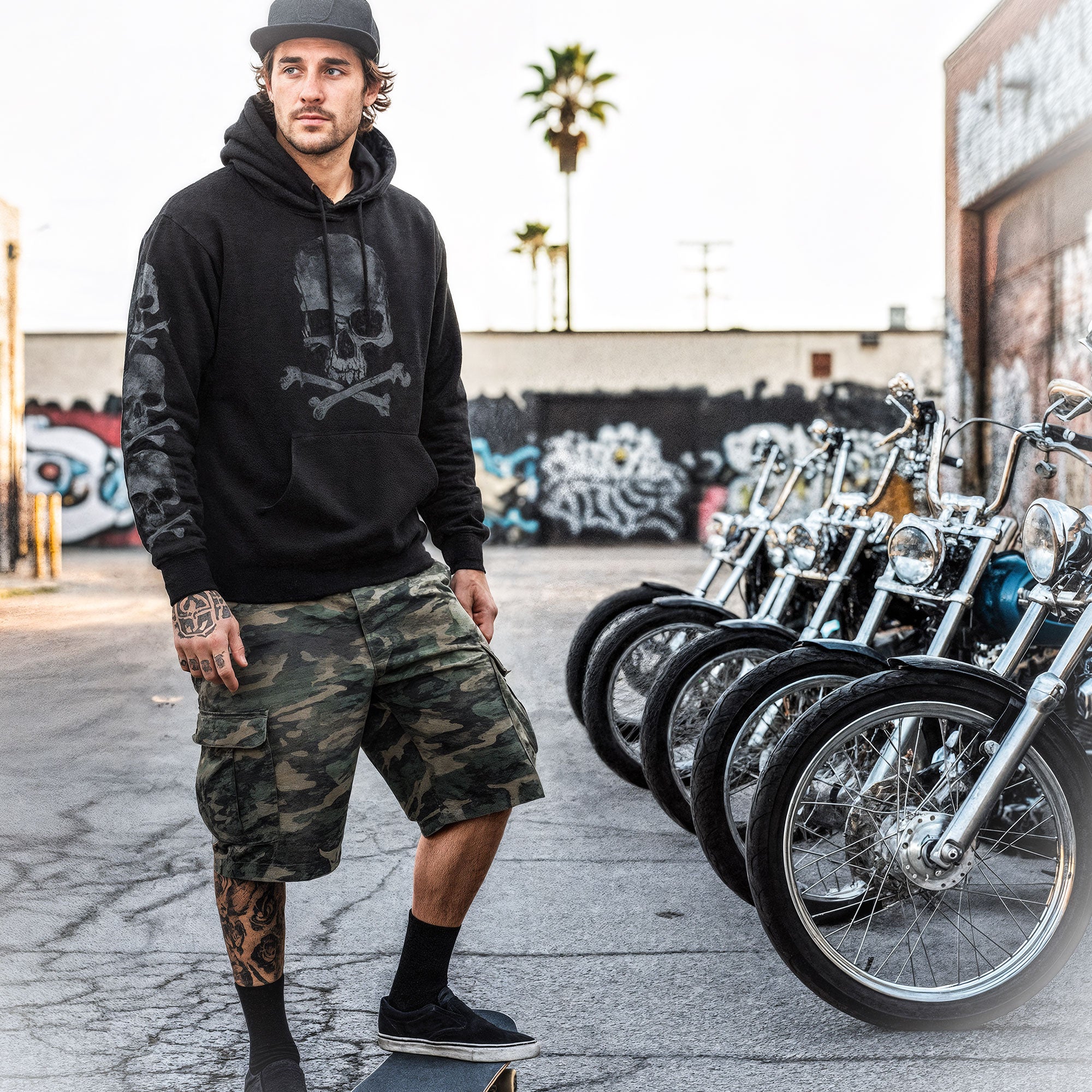 Men's Biker Hoodies & Sweatshirts | Hot Leathers
