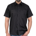 Hot Leathers Mechanic Shirt Black GMM1009