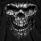 Hot Leathers GMS1237 Men’s ‘Shredder Skull Jumbo Print’ Black T-Shirt