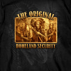 Hot Leathers GMS1460 Mens Original Homeland Security Native American Black T-Shirt