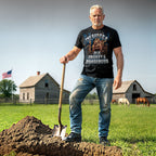 Hot Leathers OCD Old Cranky and Dangerous Mens Black T-Shirt GMS1543