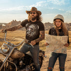 Hot Leathers Indian Chief Design Men's Tee GMS1550