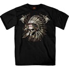 Hot Leathers Indian Chief Design Men's Tee GMS1550