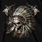 Hot Leathers Indian Chief Design Men's Tee GMS1550