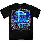 Hot Leathers GMS1567 Ground Zero 2026 Mens Double Sided  Black T-Shirt