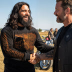 Hot Leathers GMS2148 Men’s ‘Coolin’ Long Sleeve Black T-Shirt