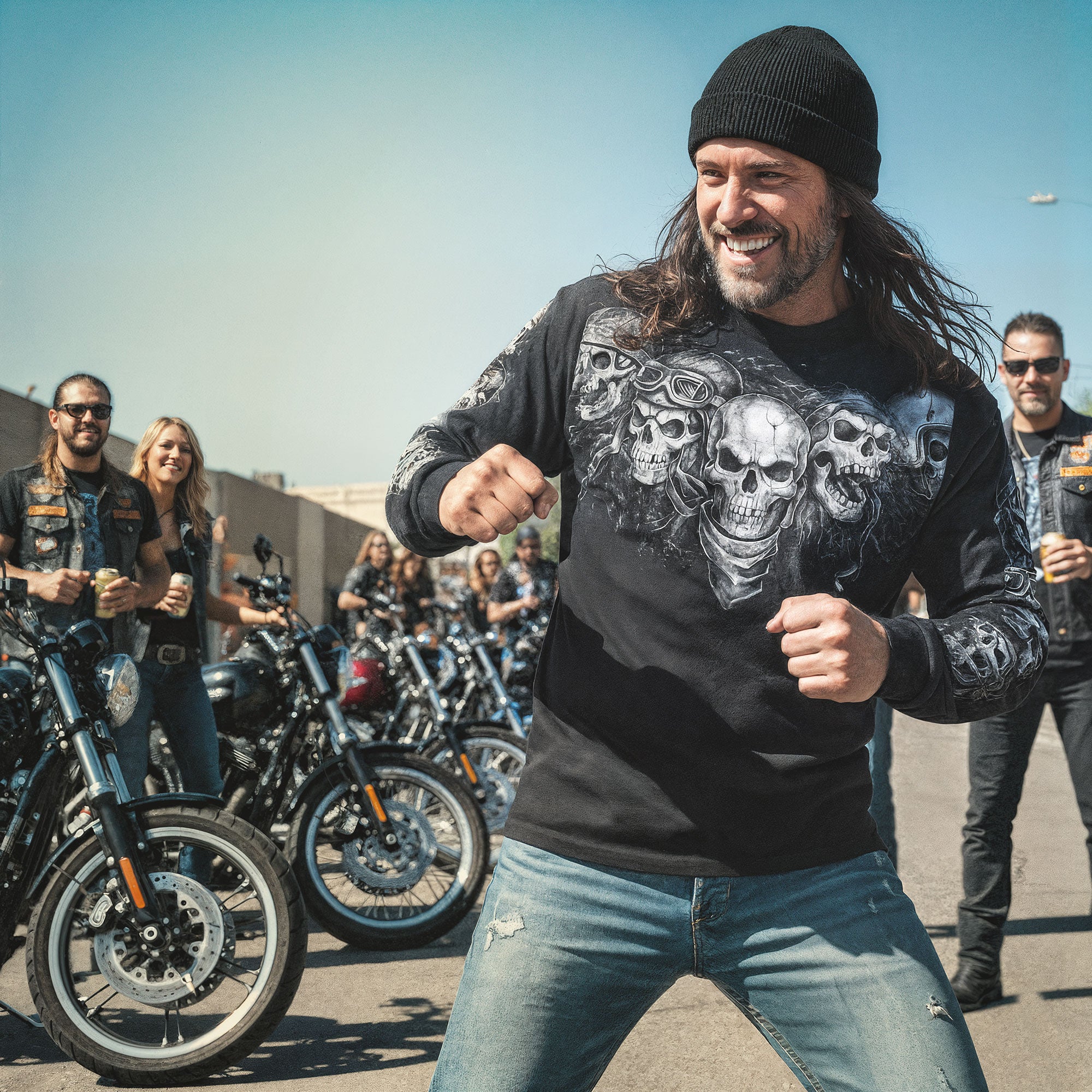 LS FIVE SKULLS – Hot Leathers